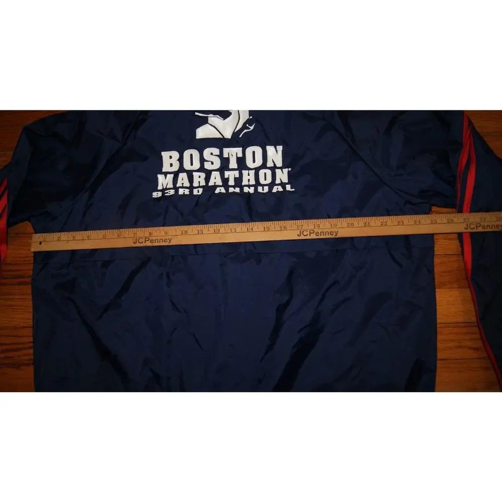 VTG Boston Athletic Association 93rd Boston Marathon 1989 Adidas Zip Jacket XL